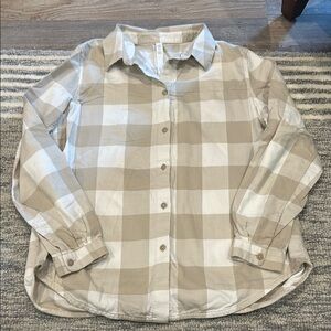 Lululemon full day ahead flannel shirt